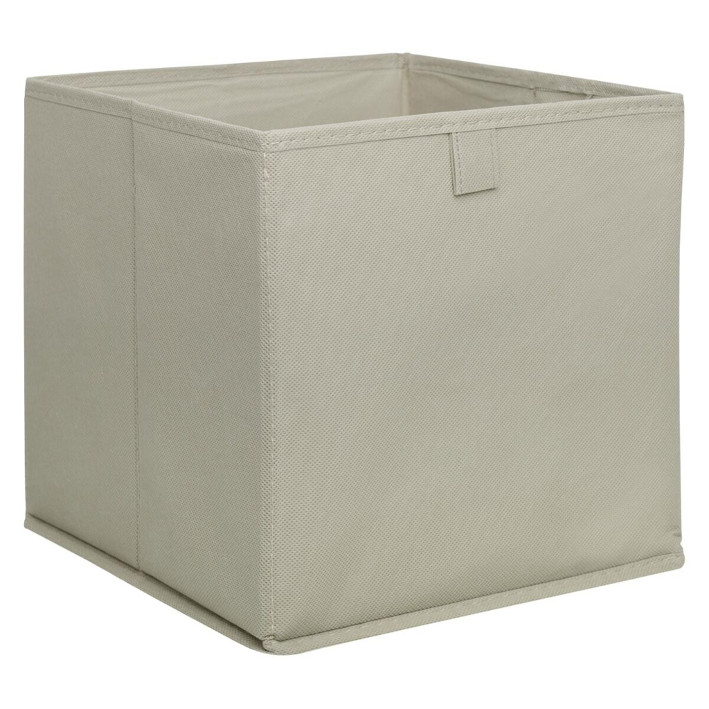 Stoffbox beige B/H/T: ca. 24x24x24 cm