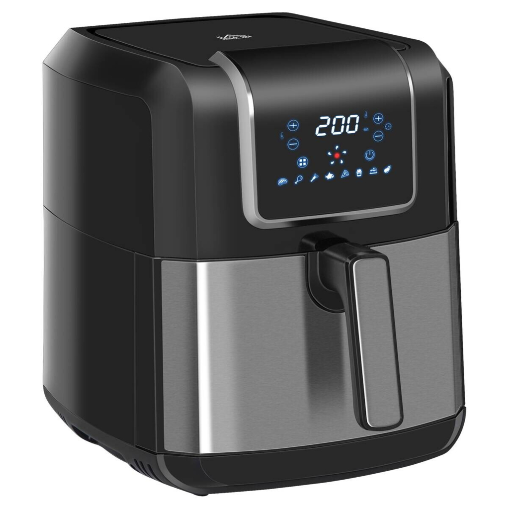HOMCOM Heißluftfritteuse 800-120V90 schwarz Polypropylen B/H/L: ca. 29x36,5x33,8 cm ca. 6,5 l