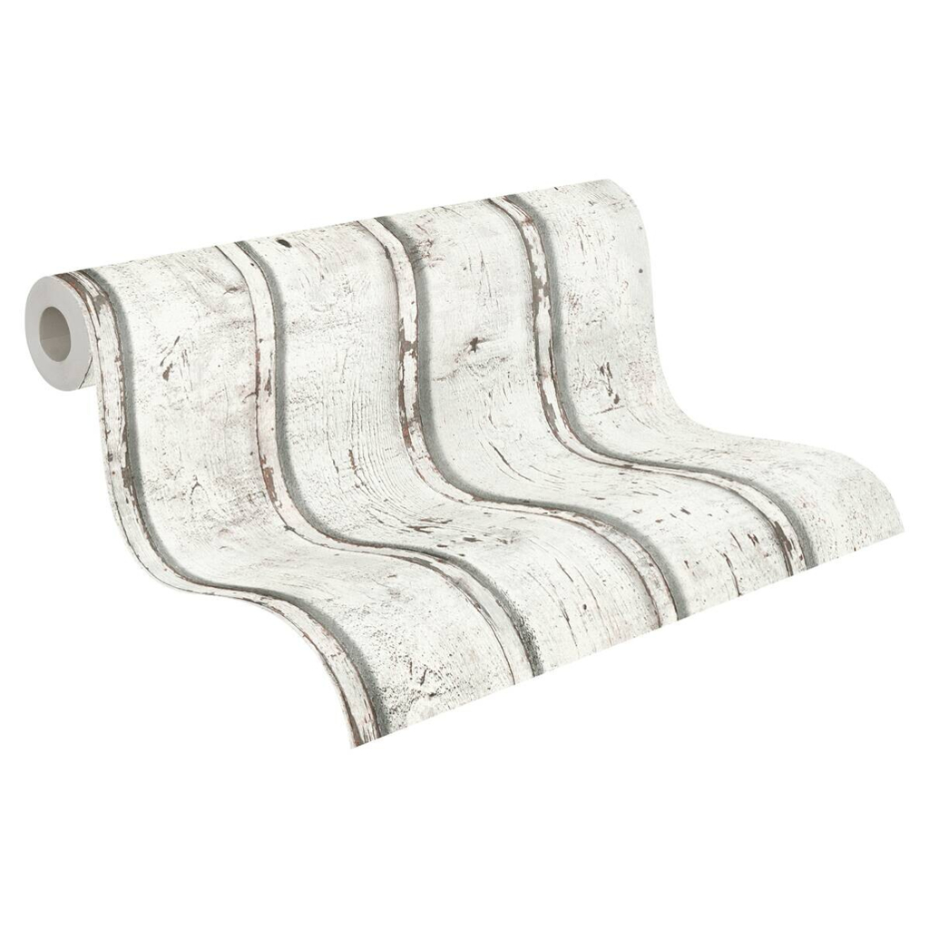 A.S.Creation Vliestapete creme grau B/H/D: ca. 53x1005x8,2 cm