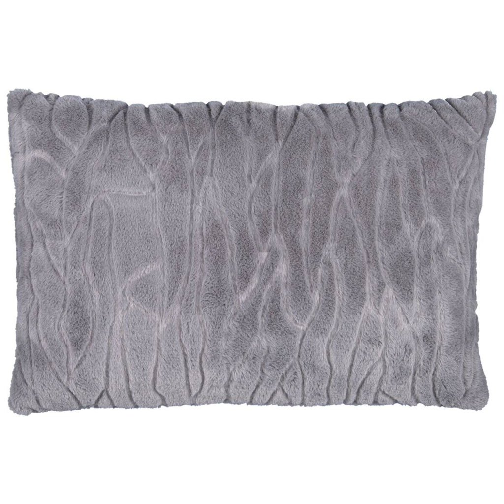 Dekokissen grau Polyester B/L: ca. 60x40 cm