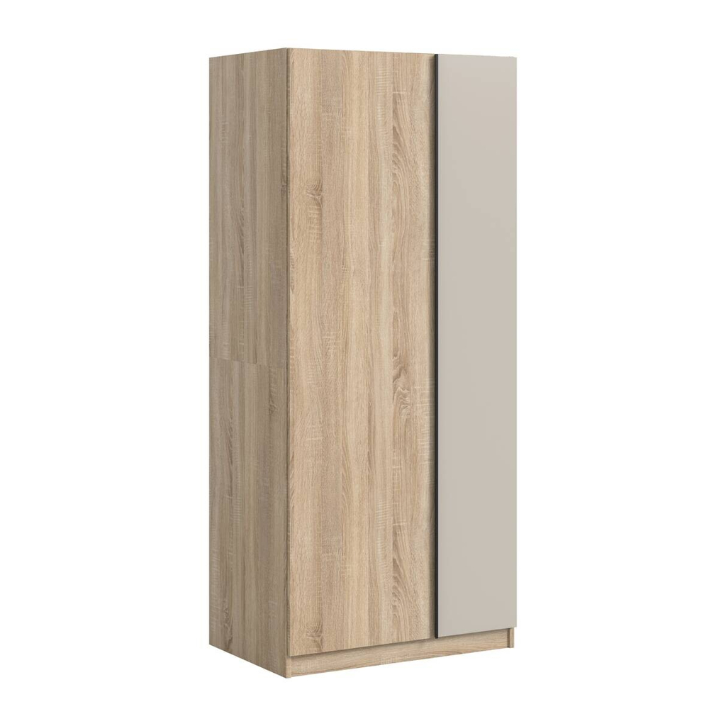 Kleiderschrank OAKLAND Eiche Sonoma Nachbildung Cashmere B/H/T: ca. 80x183x53 cm