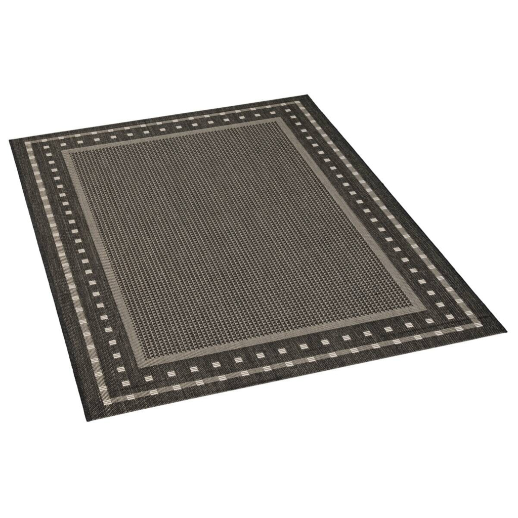 In-/Outdoor-Teppich Ambiente schwarz B/L: ca. 60x110 cm