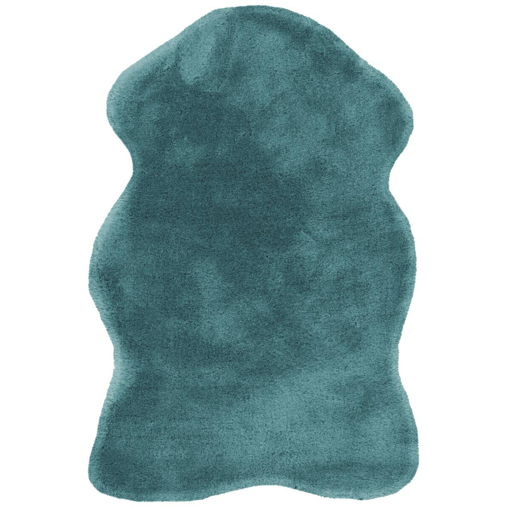Arte Espina Hochflorteppich Rabbit Sheepskin 225 hellblau B/H/L: ca. 60x3,5x90 cm