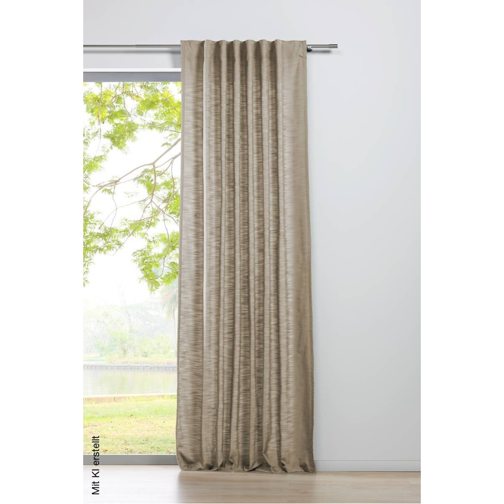 Kombivorhang 2er Pack Balance beige B/L: ca. 135x245 cm