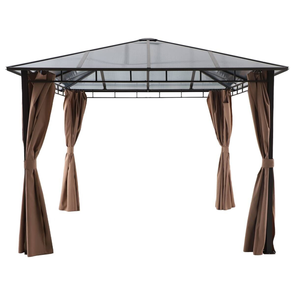 Pavillon Xenia grau Stahl B/H/L: ca. 300x270x300 cm