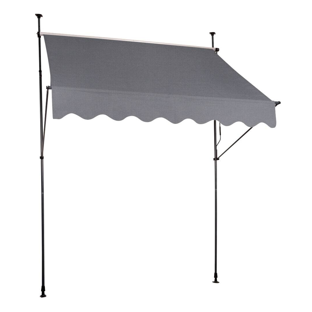 Klemm-Markise Amrum grau B/L: ca. 295x150 cm