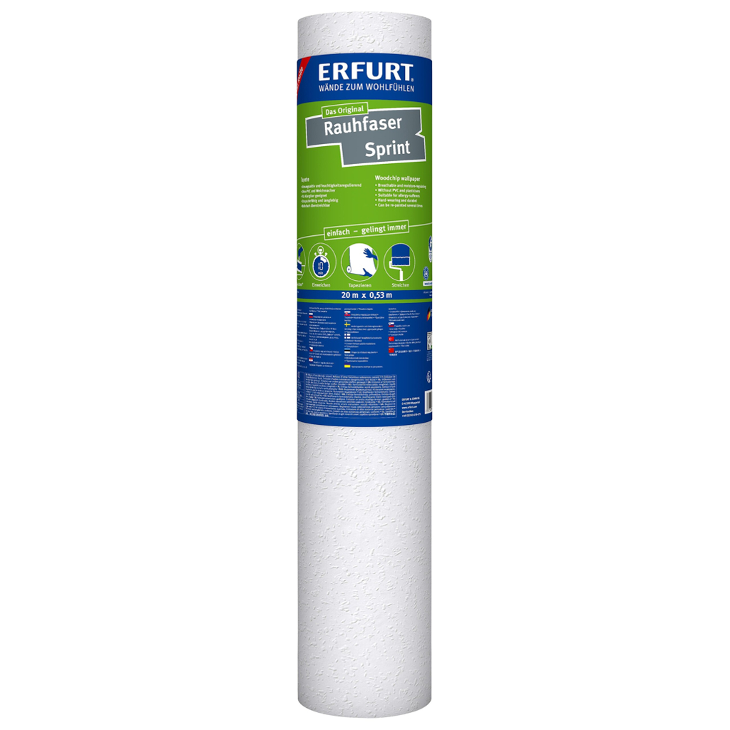 Erfurt Rauhfaser Sprint weiß B/L: ca. 53x2000 cm strukturiert