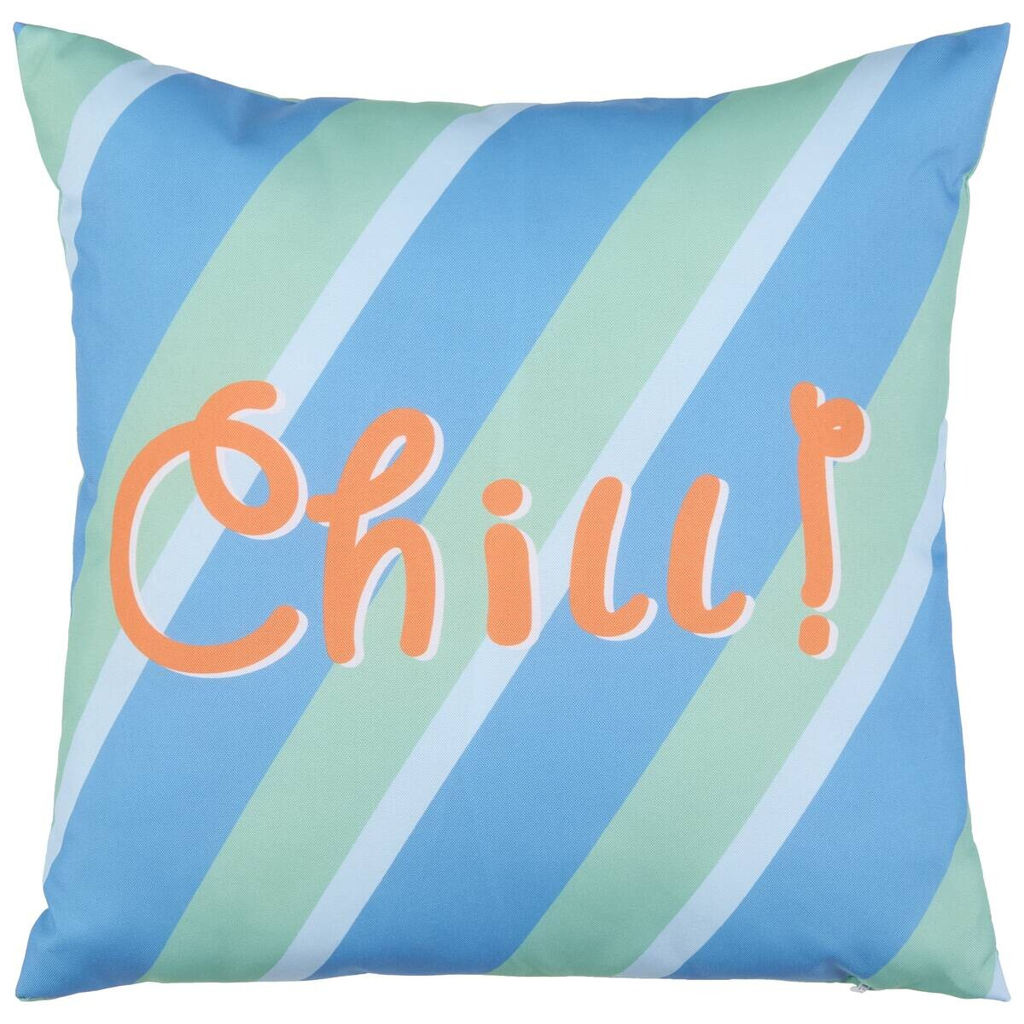 Dekokissen blau Polyester B/L: ca. 40x40 cm