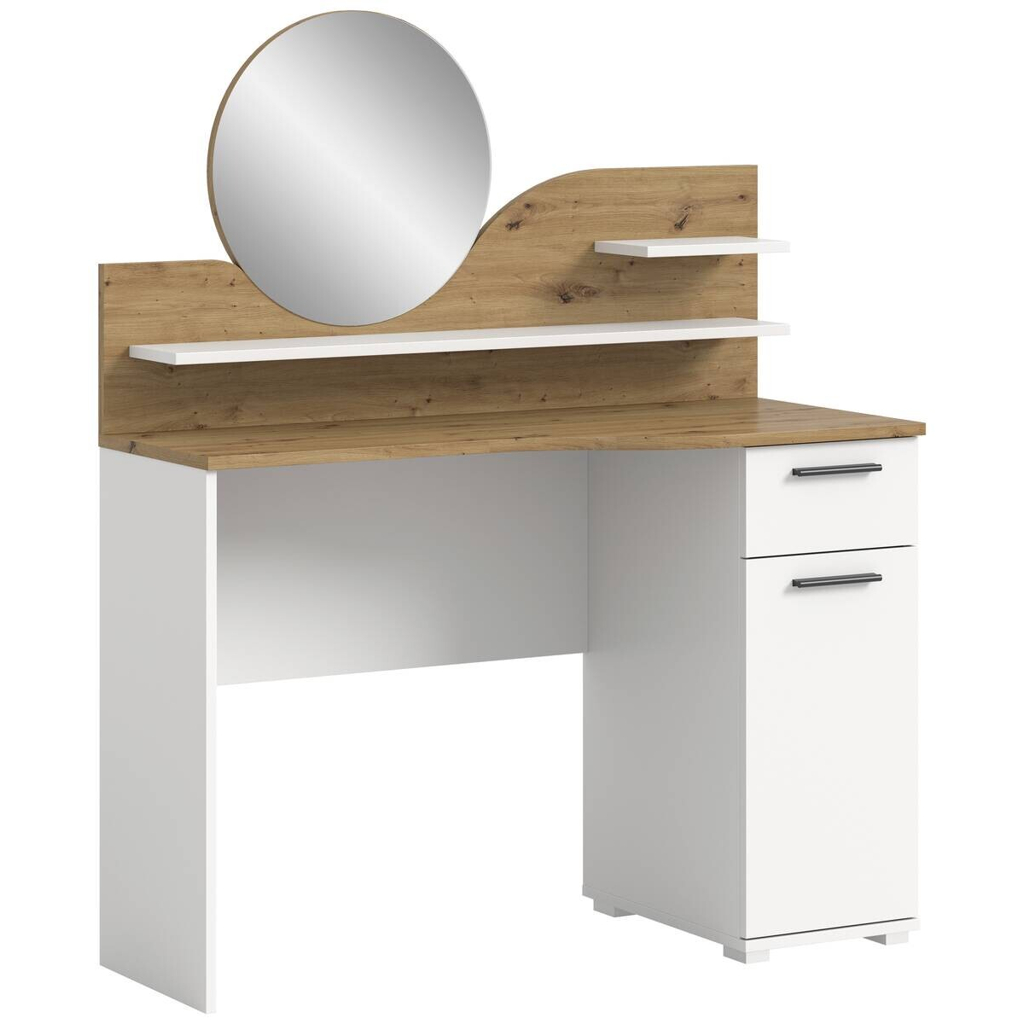 Schminktisch Vanity weiß B/H/T: ca. 110x135x46 cm