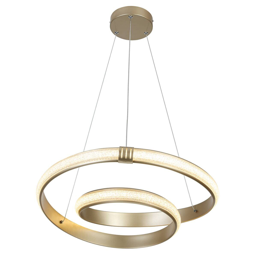 Nolo LED-Pendelleuchte Shine champagner B/H/T: ca. 50x120x50 cm