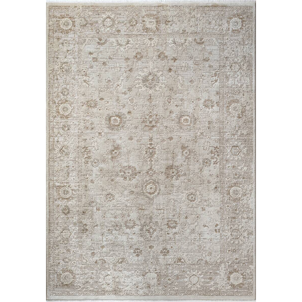 Merinos Teppich Flowline beige B/L: ca. 80x300 cm