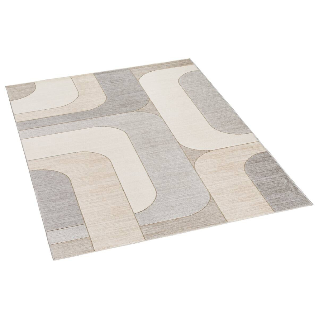 Webteppich Moss grau B/L: ca. 80x160 cm