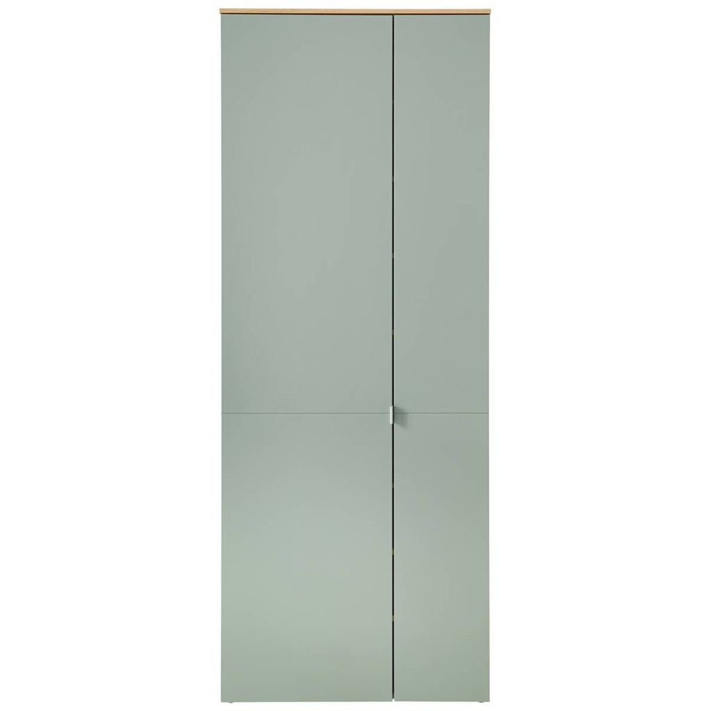 Garderobenschrank Bari salbei Eiche Artisan Nachbildung B/H/T: ca. 78x202x38 cm
