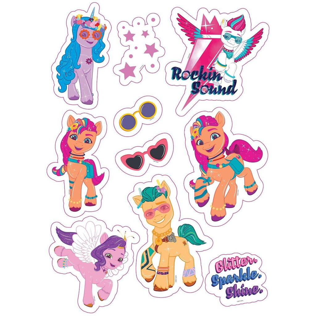 Wandsticker My little pony B/L: ca. 50x70 cm