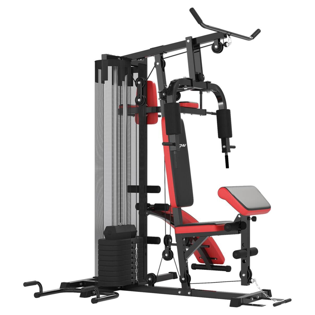 SPORTNOW Kraftstation schwarz Kunstleder B/H/L: ca. 175x200x225 cm
