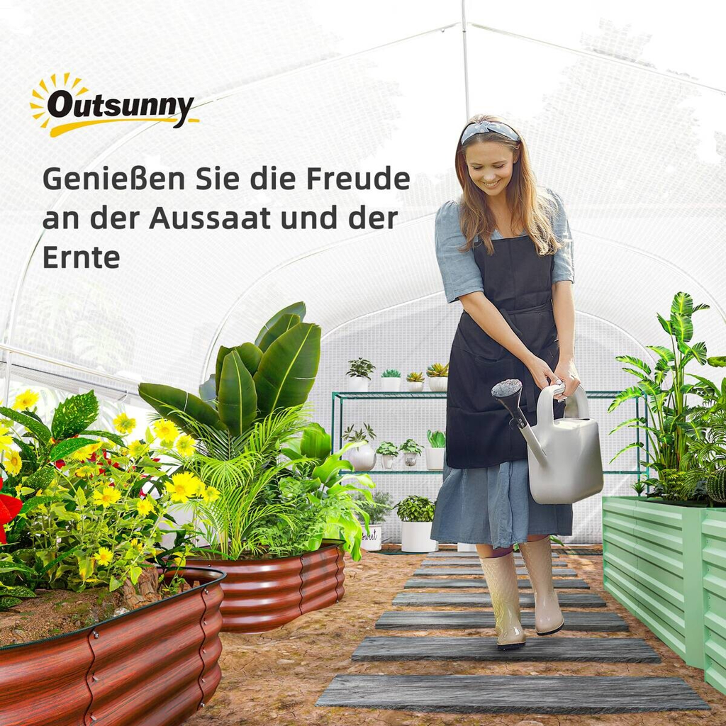 Outsunny Gewächshaus B/H/L: ca. 300x200...