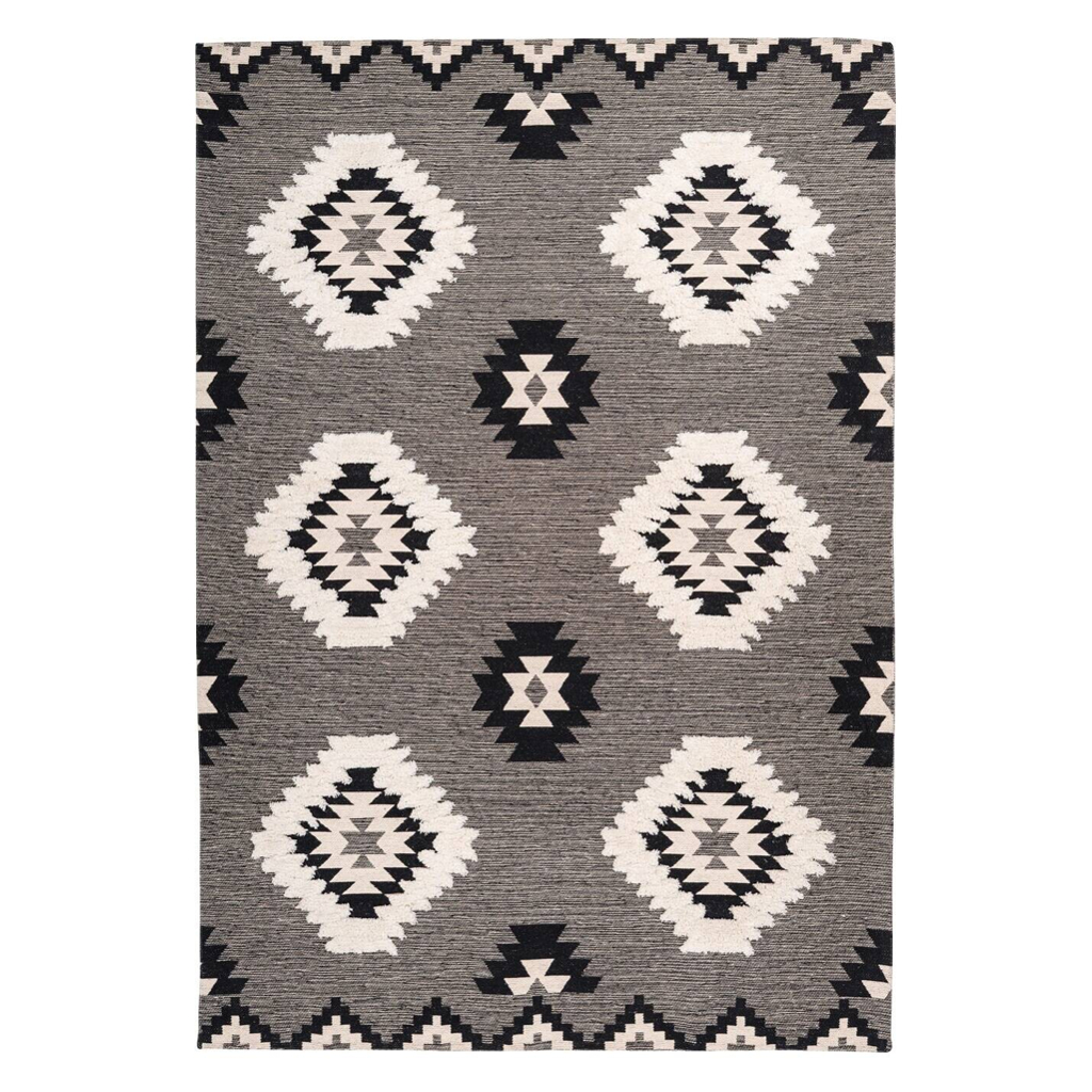 Arte Espina Kurzflorteppich Ethnie 425 grau B/H/L: ca. 160x1x230 cm