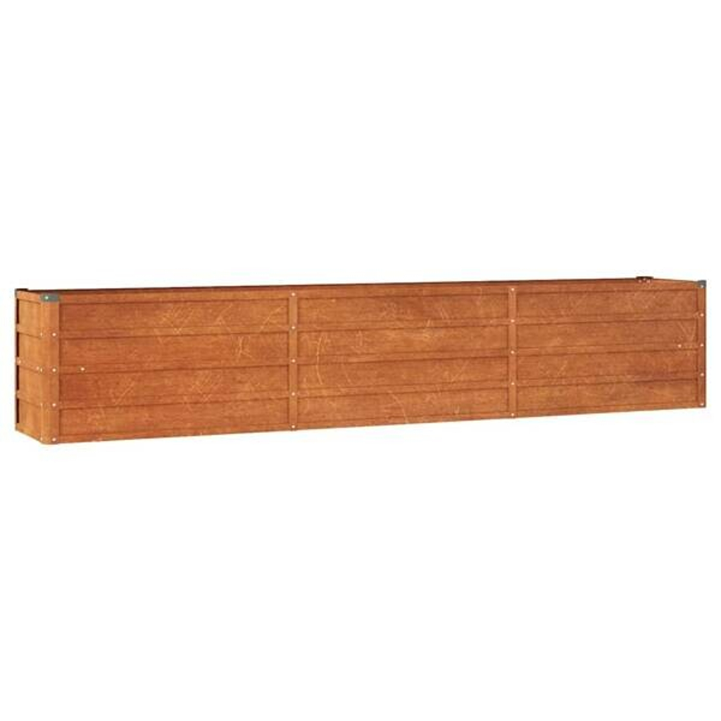 Hochbeet braun Stahl B/H/L: ca. 40x45x240 cm