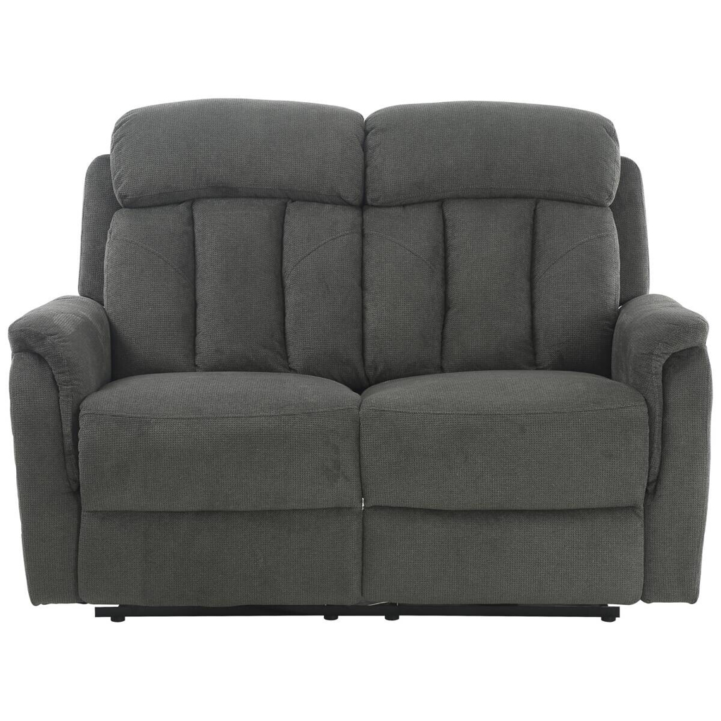 Sofa FM3216-2P grau Microfaser B/H/T: ca. 142x100x95 cm