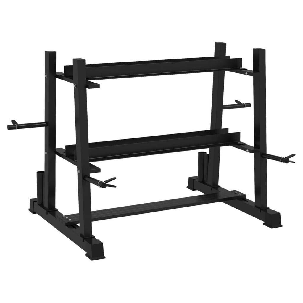 SPORTNOW Hantelständer schwarz Polypropylen B/H/L: ca. 75x131x80 cm
