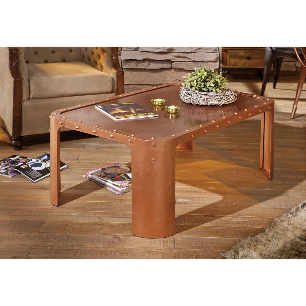 Couchtisch Gormur Kupfer B/H/T: ca. 110x45x70 cm