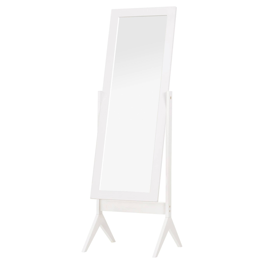 HOMCOM Standspiegel 831-268WT weiß MDF