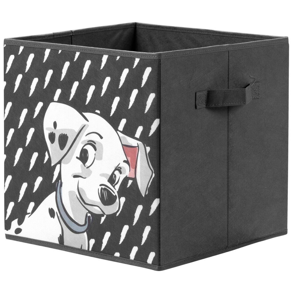 Stoffbox Dalmatiner anthrazit B/H/T: ca. 32x32x32 cm