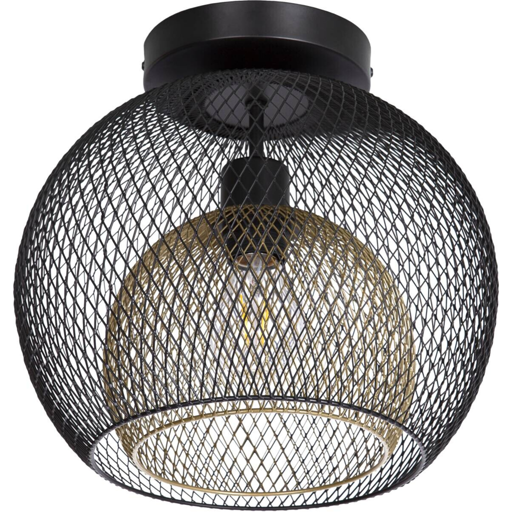 GLOBO Deckenleuchte SELINA 60260108X schwarz Metall H/D: ca. 28,5x30 cm E27 1 Brennstellen
