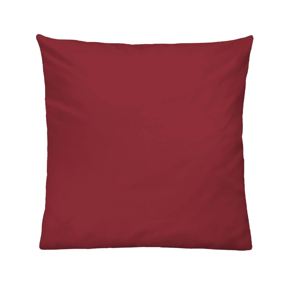 Kissenbezug Jersey bordeaux Baumwolle B/L: ca. 80x80 cm