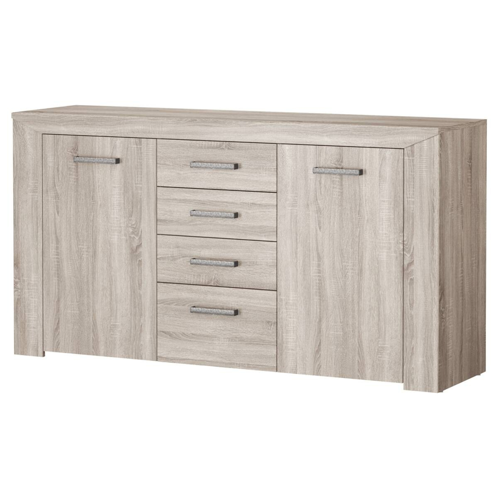 Sideboard Lorenzo Eiche Sonoma Nachbildung B/H/T: ca. 160x85x44 cm