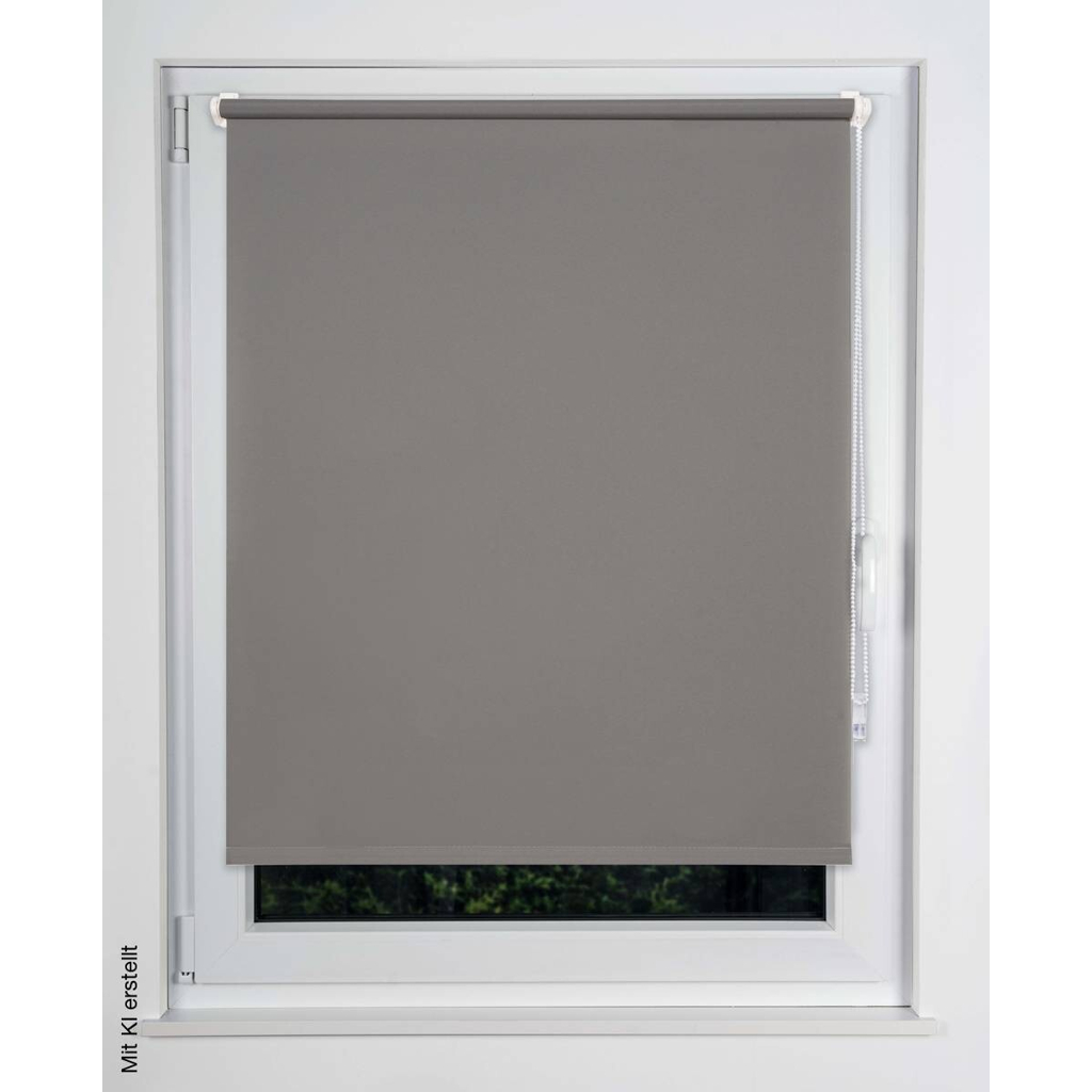 Tageslichtrollo zum klemmen grau B/L: ca. 90x210 cm