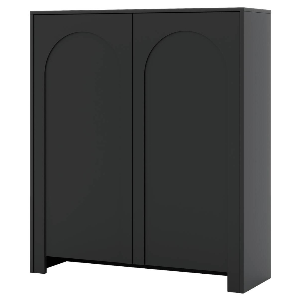 Kommode ARCO schwarz B/H/T: ca. 100x117x35 cm