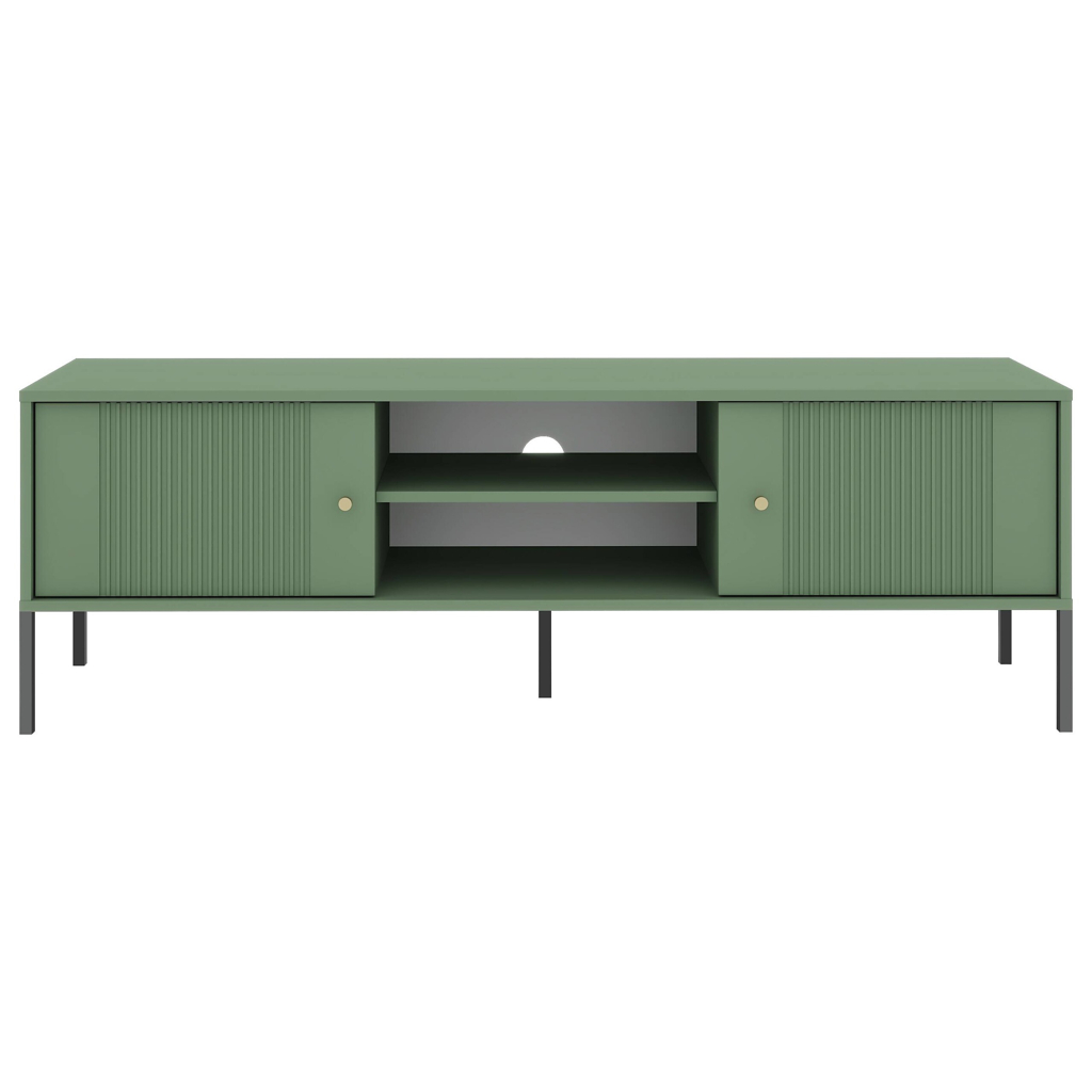 TV-Lowboard ISEO grün B/H/T: ca. 154,5x50,5x39 cm
