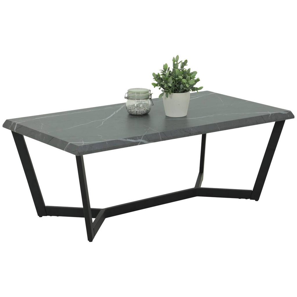 Couchtisch Roland grau Marmor Optik B/H/T: ca. 110x42x60 cm