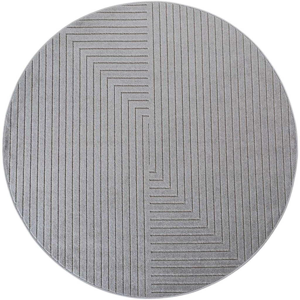 Ayyildiz Flachwebteppich NOVA silber D: ca. 120 cm