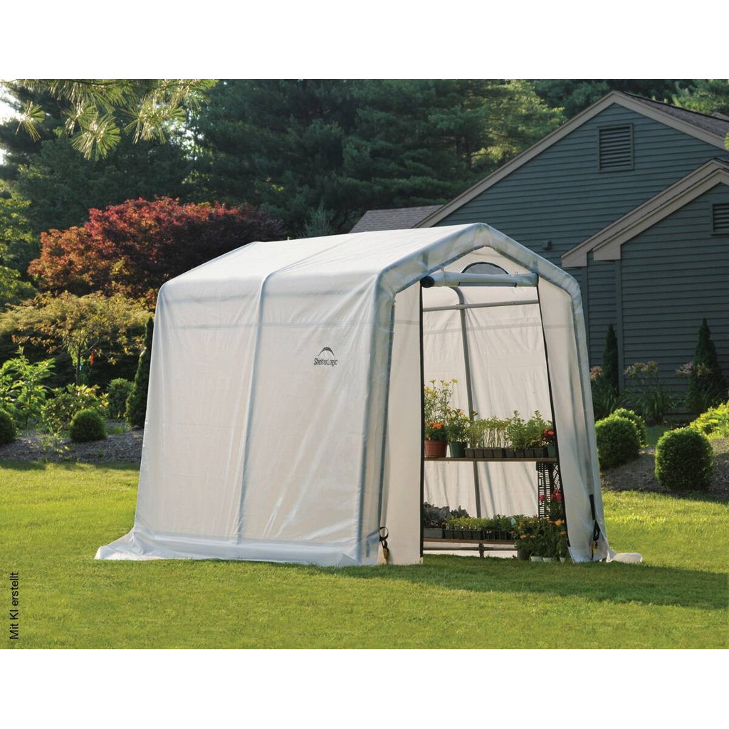 ShelterLogic Gewächshaus 4,32qm B/H/L: ca. 180x200x240 cm