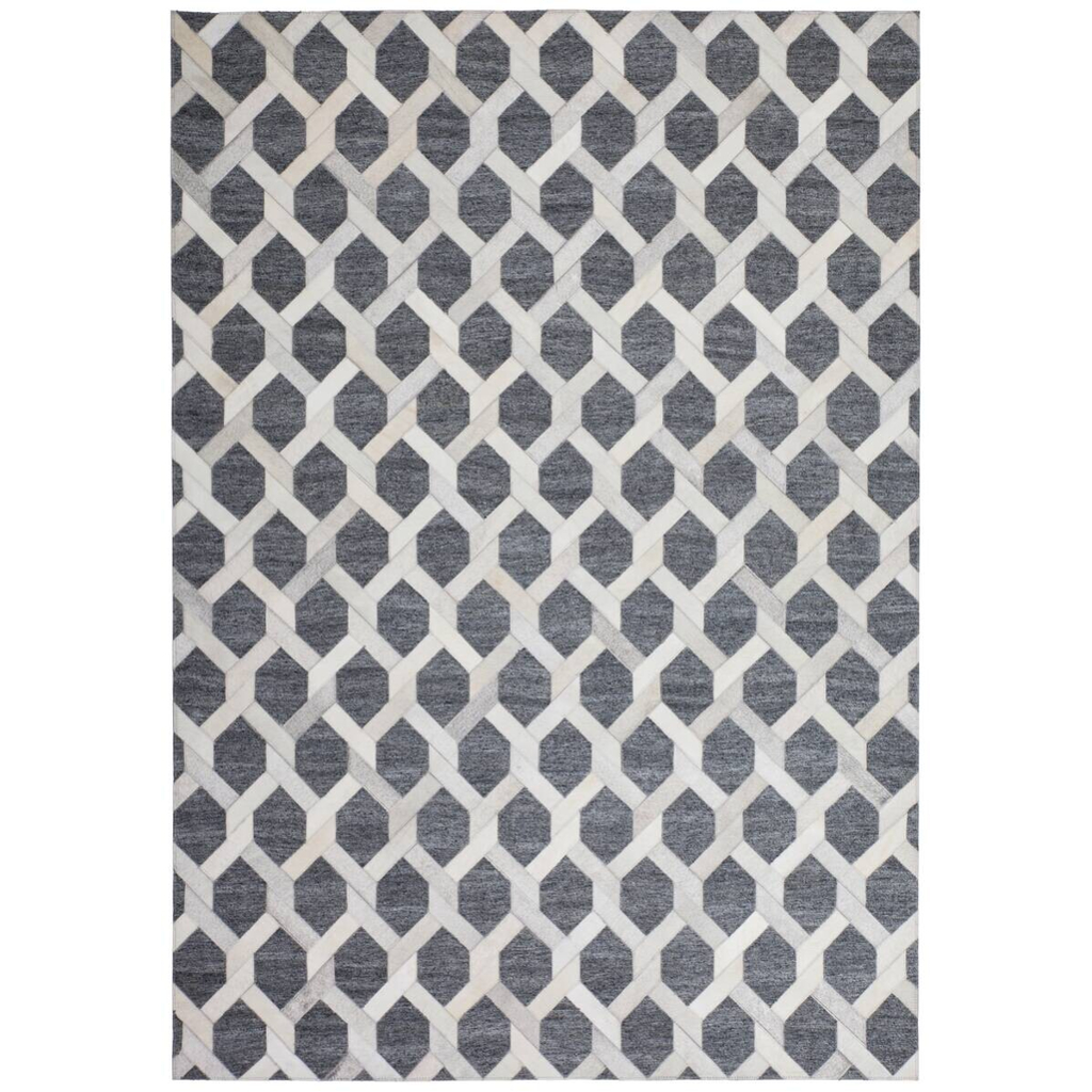 Kayoom Kurzflorteppich Chimera 125 grau B/L: ca. 120x170 cm
