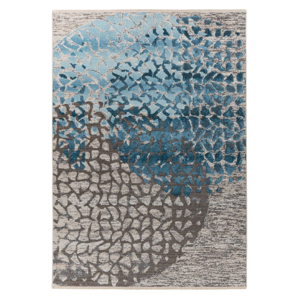 Kayoom Kurzflorteppich Milan 425 blau B/H/L: ca. 160x0,5x230 cm
