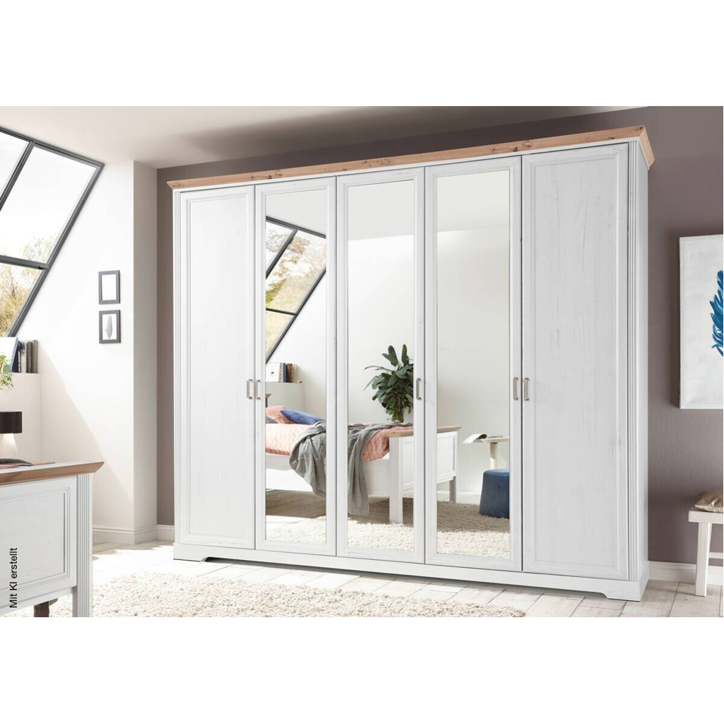 Kleiderschrank Jasmin B/H/T: ca. 266x220x64 cm