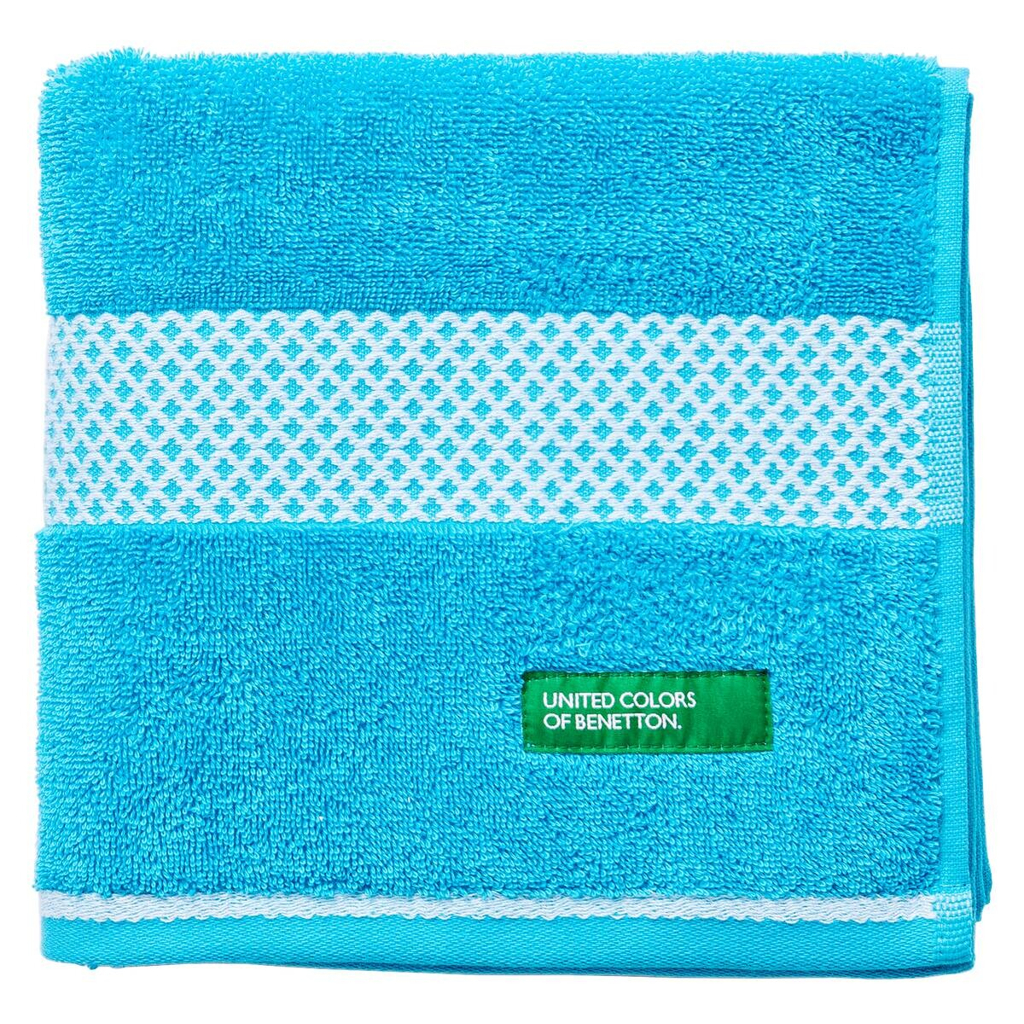 BENETTON Handtuch SUMMER hellblau Baumwolle B/L: ca. 50x90 cm