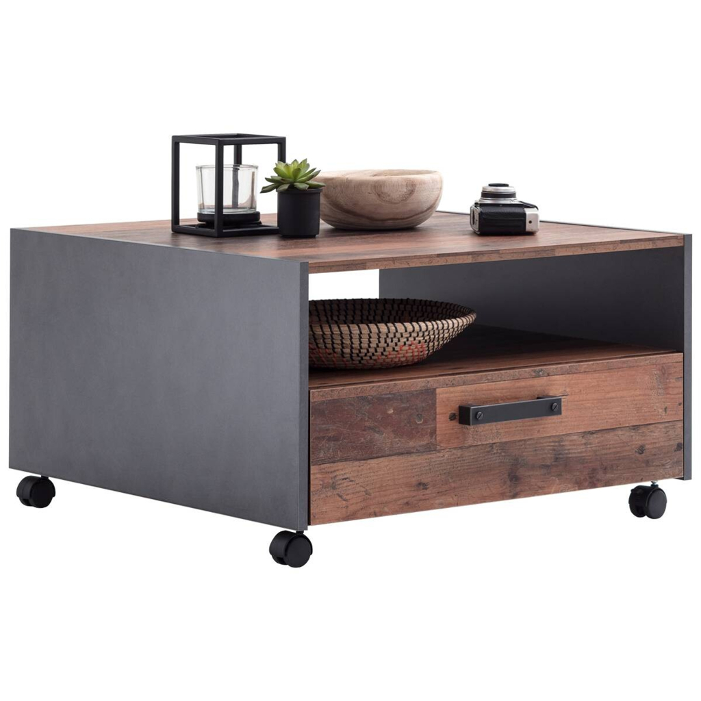 Trendteam Couchtisch Universal Old Wood B/H/T: ca. 70x40x70 cm