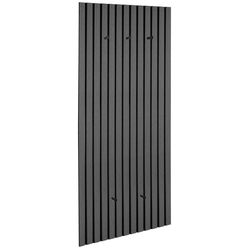 Garderobenpaneel Grace Eiche dunkel Nachbildung B/H/T: ca. 50x125x7 cm