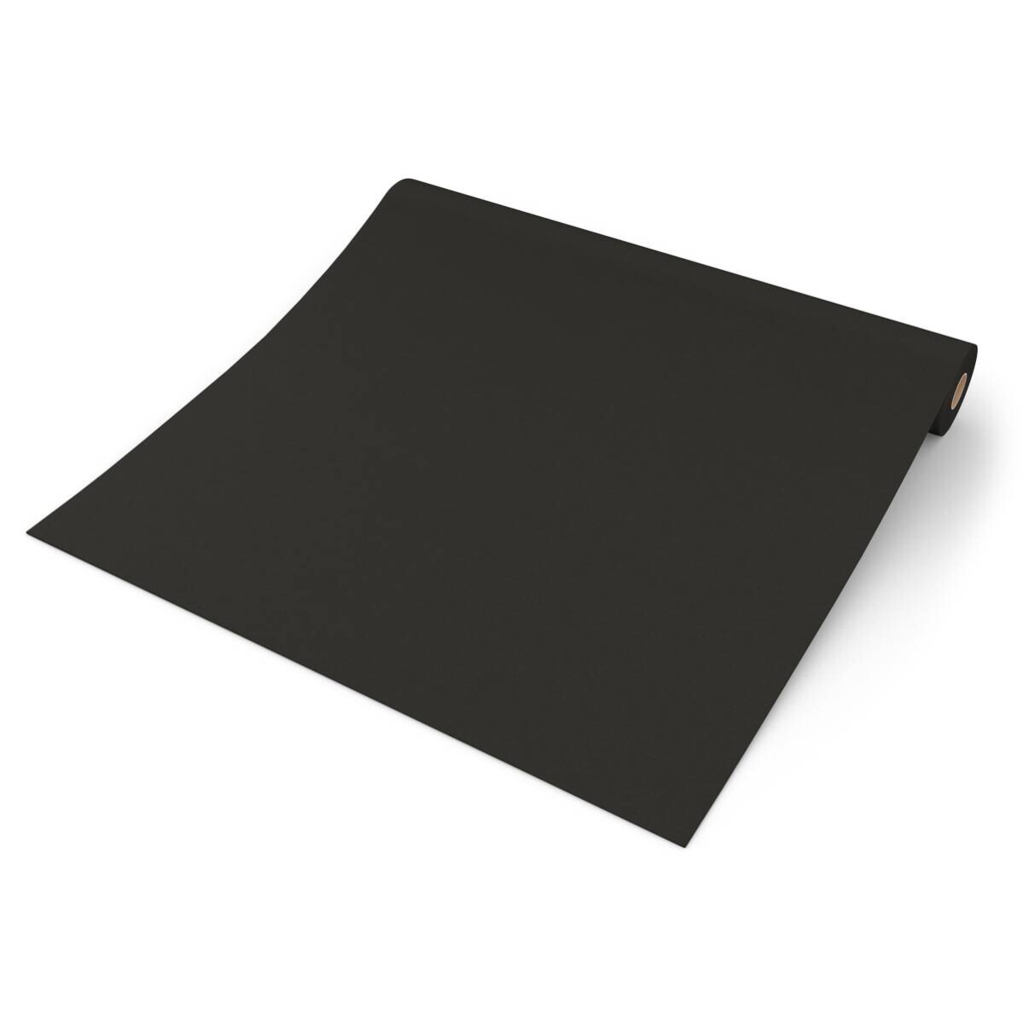 Vliestapete Uni schwarz B/L: ca. 53x1005 cm