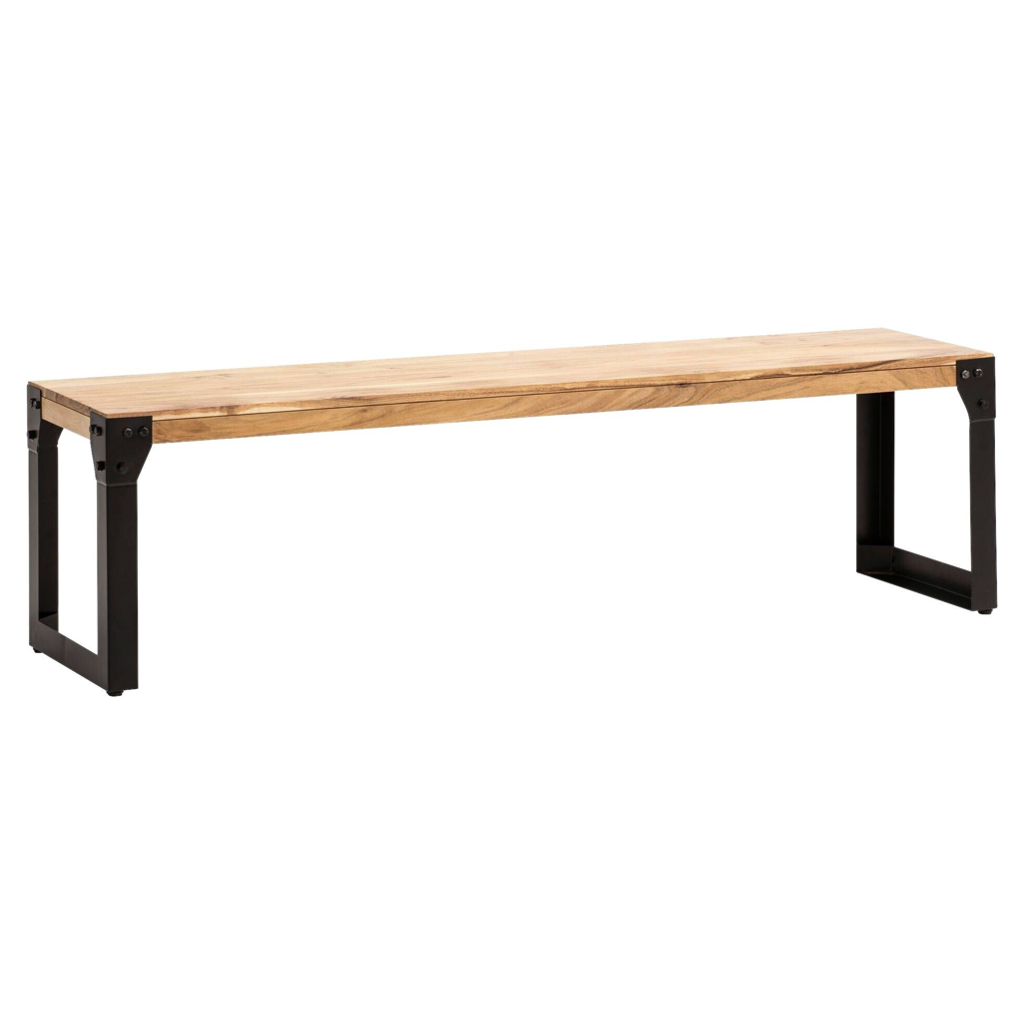 Sitzbank braun B/H/T: ca. 120x45x40 cm