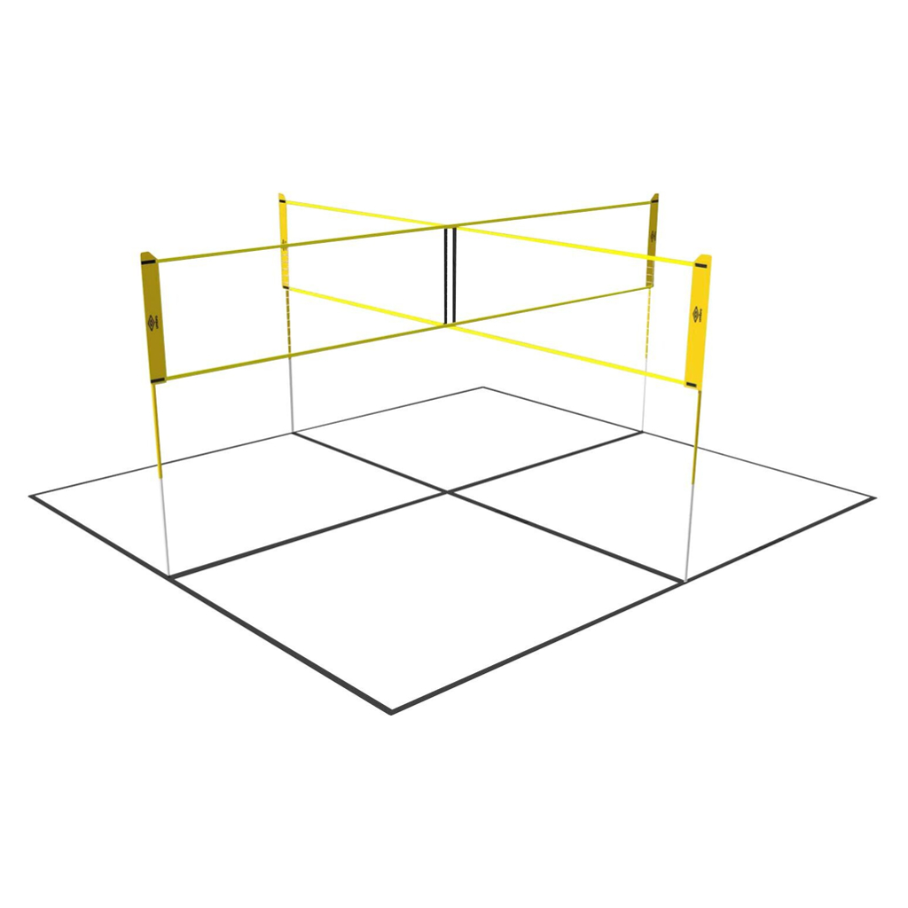 Volleyball/Badminton Netz schwarz