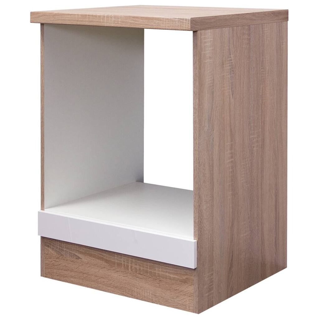Herdumbauschrank Valero weiß Hochglanz B/H/T: ca. 60x86x60 cm