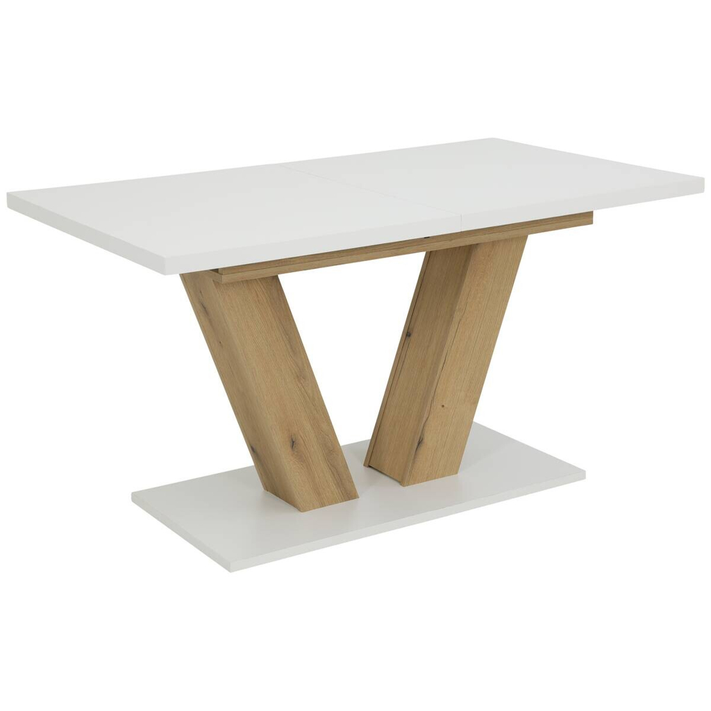 Esstisch Hamm weiß Eiche B/H/T: ca. 180x76x90 cm