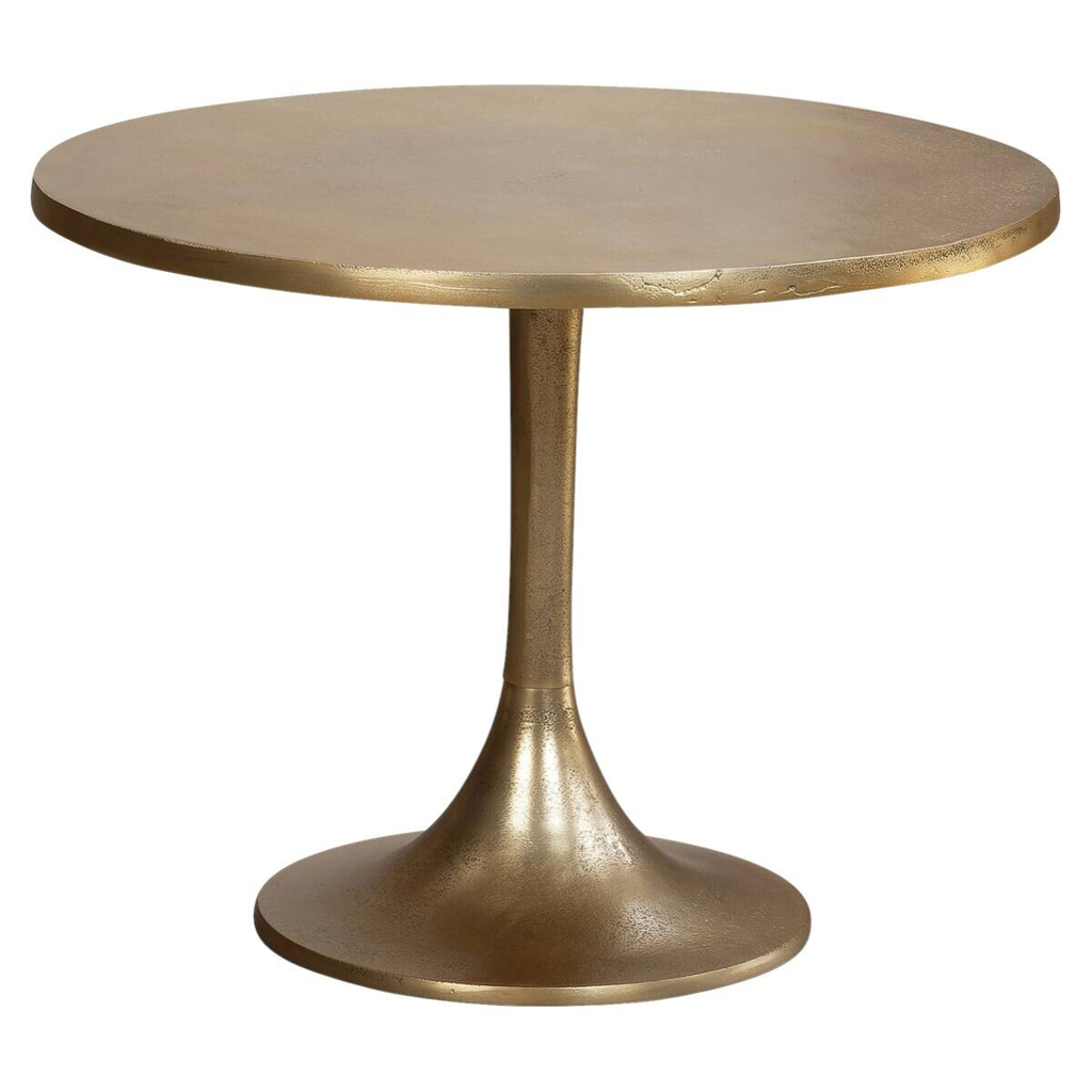 Couchtisch gold Optik H/T: ca. 47x60 cm