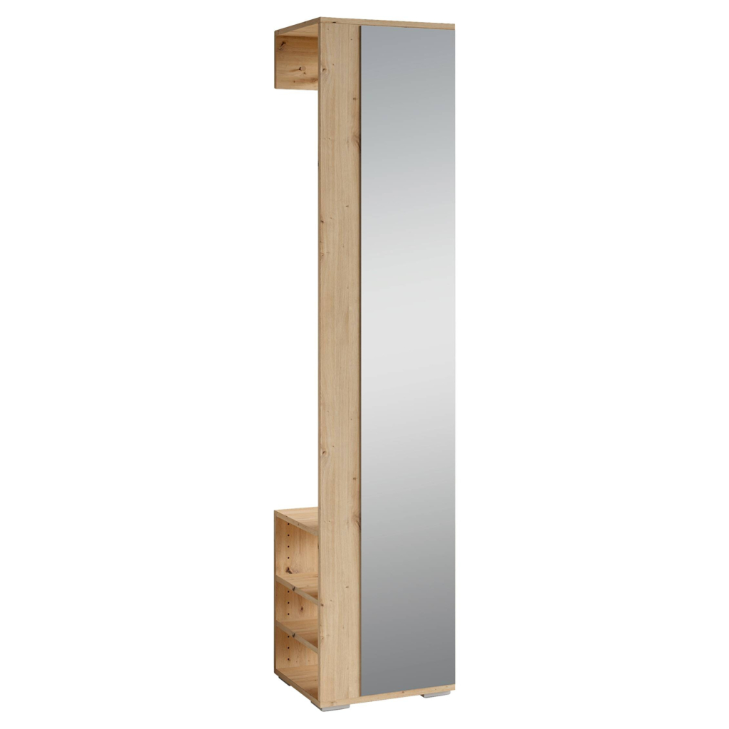 Hochschrank BEN Eiche Nachbildung B/H/T: ca. 40x184x35 cm