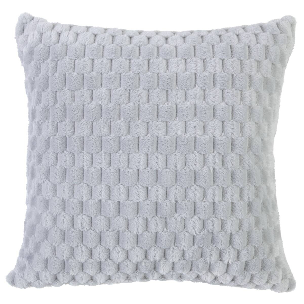Dekokissen Wabe silber Polyester B/L: ca. 45x45 cm